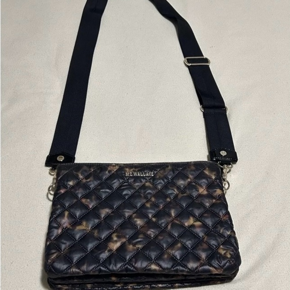 MZ Wallace Tortoise Pippa Crosby Crossbody Bag